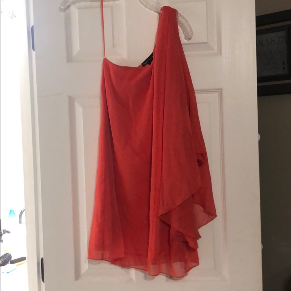 One shoulder dress